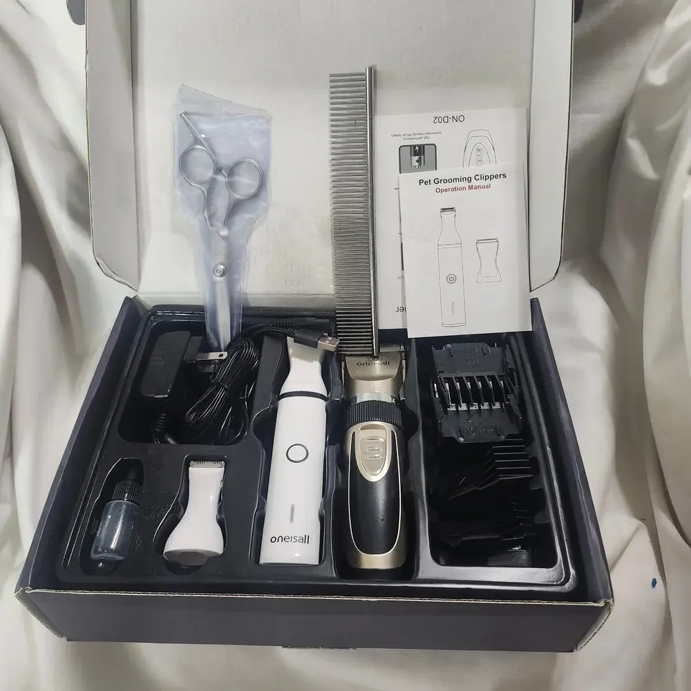 Oneisall Professional Pet Electric Clipper CW01029 2 Speed Double Blades B17